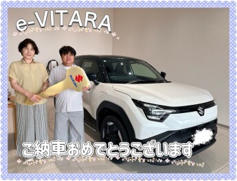 e-VITARAをご納車させていただきました。